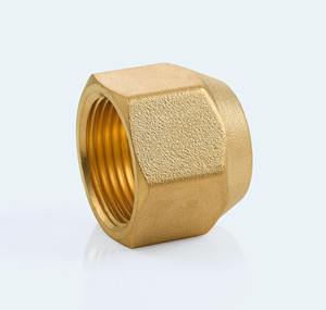 Écrou à embout évasé BrassBlizz 7/8 X 7/8 - Filetage 1-1/4-12, 45 °   Raccord en laiton SAE, 1450 PSI pour la climatisation et la réfrigération - Product Image 4