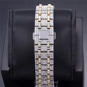 Relojes Mecánicos Artesanales con Esfera de Cristal Estilo Hip Hop, con Diamantes de Moissanita VVS1 de 32 Ct Certificados por EGL, Refinados y con Cristales, Ideales para Regalo - Product Image 2