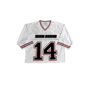 Camiseta de fútbol americano de alta calidad, camiseta sublimada de fútbol americano hecha a medida para hombres y mujeres, OEM personalizado - Product Image 1
