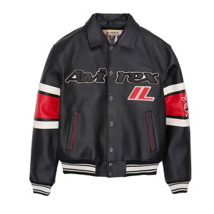Prix de gros de haute qualité Vestes en cuir professionnelles Avirex Vestes Avirex Design haut de gamme ajustables de marque privée personnalisées - Product Image 1