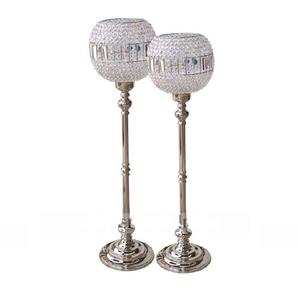 Candelabro votivo de cristal de Metal para decoración navideña del hogar para centro de mesa de boda y exhibición de luz de té - Product Image 3