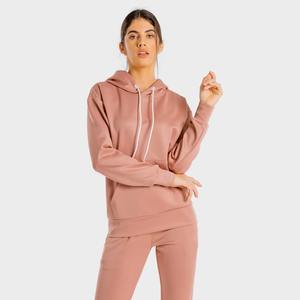 2025 nouveau personnalisé Logo100 % coton à manches longues polaire à capuche Logo personnalisable femmes sweats à capuche respirants - Product Image 1