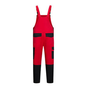 Bib de trabajo transpirable 100% algodón ODM y OEM con múltiples bolsillos, uniforme para mecánicos hombres y mujeres - Product Image 4
