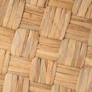 Juego de 2 cestas con tapa de jacinto de agua marrón claro hechas a mano, almacenamiento plegable de lino, artesanía de Kim Son, origen del pueblo para - Product Image 5