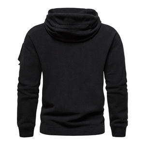 Sweat à capuche oversize en mélange de coton et polyester de qualité supérieure à épaules tombantes Design thermique personnalisé de haute qualité Impression numérique d'hiver pour hommes - Product Image 2