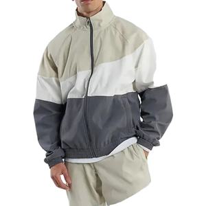 Nuevo Conjunto Deportivo Informal para Hombre con Logotipo Personalizado OEM, Conjunto de Dos Piezas, Chaqueta Cortavientos de Nailon Unisex, Chándal Transpirable 2026 - Product Image 1