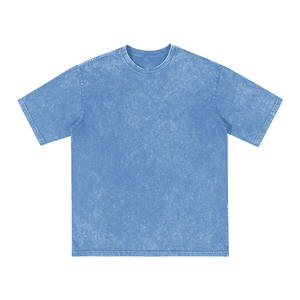 เสื้อยืดผ้าฝ้ายสไตล์ฮิปฮอปขนาดใหญ่สำหรับผู้ชายเสื้อผ้าแนวสตรีทผ้าคอตตอนถัก100% พร้อมบรรจุภัณฑ์สุดพิเศษ - Product Image 1