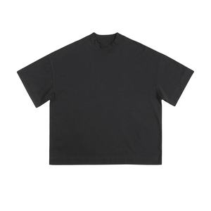 Camiseta de gran tamaño con gráfico de calidad de lujo de primera calidad, camisetas de hombre con estampado de diseño de logotipo personalizado con cuello extendido y hombros caídos - Product Image 5