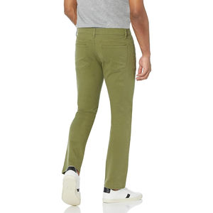 Pantalon ample à plis personnalisé pour hommes, pantalon de survêtement droit de couleurs unies, pantalon de survêtement avec logo imprimé pour homme - Product Image 2