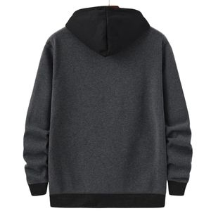 OME-Sweat à capuche décontracté à manches longues avec fermeture éclair pour homme, veste de sport pour printemps, automne, hiver, imprimé numérique - Product Image 2