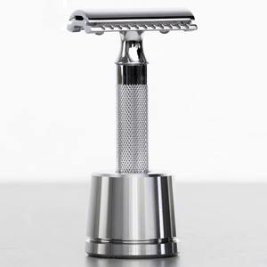 Maquinilla de Afeitar de Seguridad de Doble Filo con Mango Elegante, Herramienta Profesional de Afeitado, Kit de Aseo de Precisión de Acero Inoxidable para Hombres HERMANN - Product Image 6