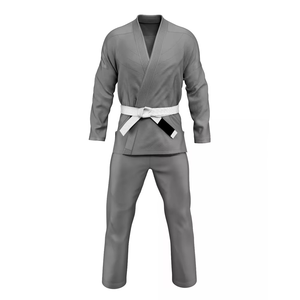 Traje de Karate de Artes Marciales Personalizado de Alta Calidad para Adultos, el Más Vendido, Servicio OEM, Color Sólido, Uniforme de Judo y Karate Sencillo y Liso - Product Image 1