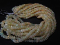 Opale d'Éthiopie multicolore à facettes, forme Rondelle, environ 4-6 mm, pour la fabrication de bijoux, pierre naturelle, fournitures pour grossistes, nouvelle arrivée