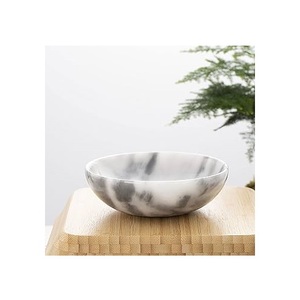 Bol en marbre de haute qualité, meilleur fabricant, forme ronde, bol en marbre naturel pour la vaisselle, la maison, l'hôtel, le restaurant, logo personnalisé - Product Image 3