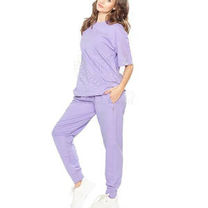 Elegante chándal de verano para mujer para gimnasio Chándal de verano de algodón para mujer perfecto para viajar - Product Image 2