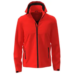 Veste softshell pour homme personnalisée, idéale pour la pluie, produit de merchandising haut de gamme - Product Image 2