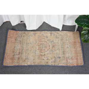 Alfombra turca Vintage de 140cm X 270cm, Alfombra de lana de retales de tejido plano marrón Beige para decoración de sala de estar, látex de 4m de ancho - Product Image 1