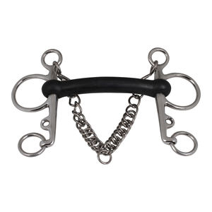 Pelham Mullen Mèche en caoutchouc à bouche flexible Mèches à cheval - Product Image 1