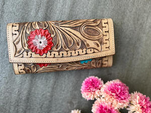 กระเป๋าคลัทช์แกะสลักมือดีไซน์ตะวันตกเคสโทรศัพท์หนังใช้ได้หลากหลายสไตล์สำหรับผู้หญิงมาใหม่สำหรับใช้ในชีวิตประจำวัน - Product Image 2