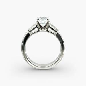 Elegante Anillo de Compromiso con Tres Circonitas Brillantes, Plata de Ley 925, Joyería Fina, Regalo para Bodas y Aniversarios - Product Image 2