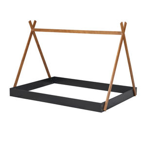 Base de Cama de Madera Maciza de Alta Calidad con Láminas, Cabecera y Cajones de Almacenamiento Opcionales, para Dormitorio - Product Image 1