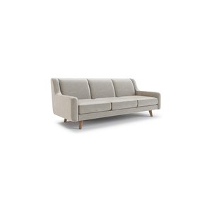 Sofá Cuadrado Tapizado de Tres Plazas-SFB68028, Muebles para el Hogar, Sofá Chesterfield, Diseño Francés/Europeo, Relleno de Esponja, Patas - Product Image 2