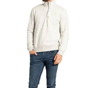 เสื้อกีฬาแขนยาวสีขาวมีปกตั้งโลโก้ของคุณเองสำหรับทั้งชายและหญิง - Product Image 4