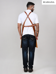 Wholesale Custom Heavy Duty Industrial Shop <b>Apron</b> Durable Washed Soft Leather Welding Jacket Protective <b>Apron</b> - Product Image 4