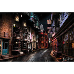 Póster de Lona de Estilo Moderno de Harry Potter en el Callejón Diagon para Decoración de Pared - Product Image 2