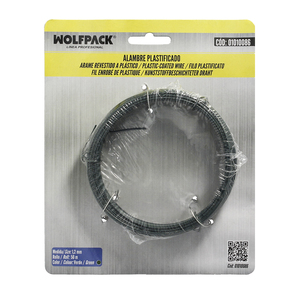 Filo plastificato da 1,2 mm. Verde (rotolo da 50 metri) - Product Image 1