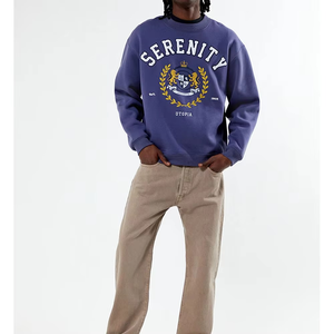 Vente en gros de nouvelle mode de sweat-shirts à col rond de qualité supérieure pour hommes sweat-shirt à manches longues en coton mélangé pour hommes - Product Image 1