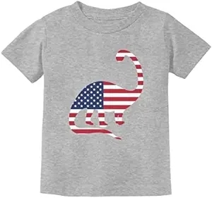 Tsars USA bendera Amerika gambar 4th kaus Juli untuk anak laki-laki perempuan kemeja patriotik anak-anak