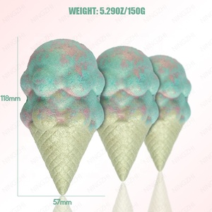 Bombe da Bagno Frizzanti all'Aroma di Gelato per Bambini, Tempo di Relax in Acqua con Bolle Schiumose - Product Image 2