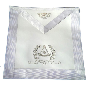 Regalia Lodge past Master Masonic Delantal Kit Bordado a mano en oro con púrpura para uso ceremonial - Product Image 3