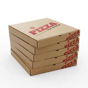 Boîte à pizza en papier kraft écologique haute résistance, emballage alimentaire sûr pour la livraison, les plats à emporter et les services de traiteur - Product Image 4