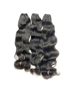 Fournisseur de gros d'extensions de cheveux humains Remy doux alignés de cuticules de cheveux de vague naturelle vierge indienne non traitée - Product Image 4