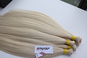 Prix de gros en vrac cheveux couleur personnalisée 100% cheveux vietnamiens vierges de haute qualité de Nasa cheveux génie trame - Product Image 3