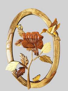 Plaques murales en bois artisanales, décoration murale suspendue, présentoir de logo en bois, personnalisable, fabriqué en usine au Vietnam, artisanat du bois - Product Image 6