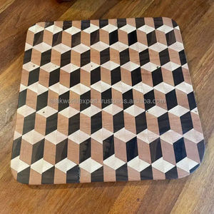 Planche à découper en bois au design unique de haute qualité pour les blocs de charcuterie d'ustensiles de cuisine d'hôtel et de restaurant de FWE - Product Image 3