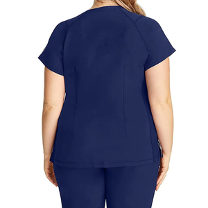 New Fashion Medical Uniforms scrub,nurse Joggers Scrubs <b>Sets</b> Uniforms Stand collar short sleeve hospital nurse uniform suit - Product Image 3