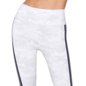 Women's Active Fitness Breathable Cotton/Bamboo Seamless Lightweight Yoga <b>Tummy</b> <b>Control</b> Mid Waist Casual Gym Sports Leggings - Product Image 6