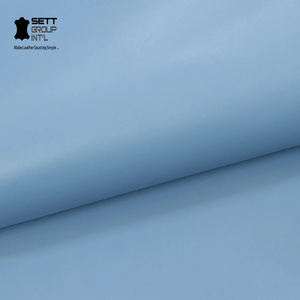 Cuero de vaca de grano completo OEM, color azul cielo, 1.1-1.3 mm, para fabricación de calzado, decoración del hogar, costura, manualidades, taller, herramientas de cuero de calidad, confiable - Product Image 3