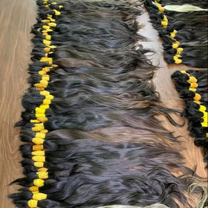 100% PELO DE BEBÉ A GRANEL BLANQUEO CUTÍCULA VIRGEN REAL ALINEADA Remy EXTENSIÓN DE CABELLO HUMANO DE TRAMA ÚNICA-Producto a todo color de alta calidad - Product Image 1