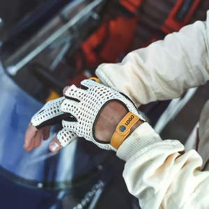 Guantes de Conducción de Piel de Oveja Auténtica de Alto Rendimiento, Elegantes y a la Moda con Diseño Personalizado - Product Image 4