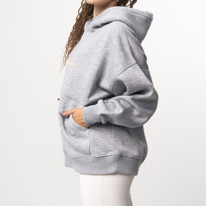 Vente en gros de haute qualité coton polyester éponge pull 380GSM sweat à capuche hommes et femmes sweats à capuche surdimensionné épais à capuche - Product Image 5