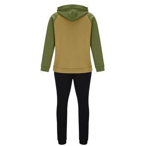 <b>Zip</b> Fleece Tracksuits for Men Plus Size <b>2</b> Piece Hooded <b>Sweatshirts</b> with Pockets Elastic - Product Image 2