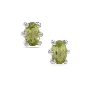 Pendientes de Plata de Ley con Mariposa y Múltiples Piedras Preciosas: Diamante, Rubí y Esmeralda - Product Image 5