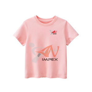 เสื้อยืดเด็กแขนสั้นสปริงแบบยูนิเซ็กซ์สั่งทำขายส่ง เสื้อยืดเด็กผู้ชาย - Product Image 2