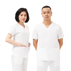 Uniformes de enfermería, conjuntos de uniformes médicos Unisex, pantalones de cintura elástica, fabricante personalizado de invierno OEM ODM Sao Mai FMF Vietnam - Product Image 4