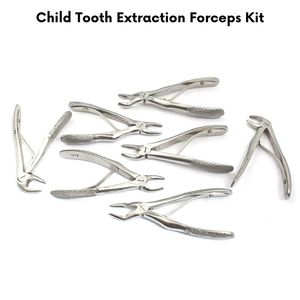 Juego de Fórceps para Extracción Dental Infantil Debonairii, 7 Piezas, Fórceps Dentales Manuales de Acero Inoxidable, Agarre Ergonómico, 1 Fórceps Quirúrgico Dental - Product Image 2